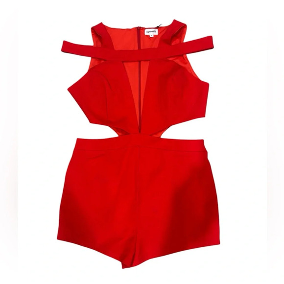 NEW! Revolve SUPERDOWN Alondra Cutout Romper in Red XL - Picture 2 of 14